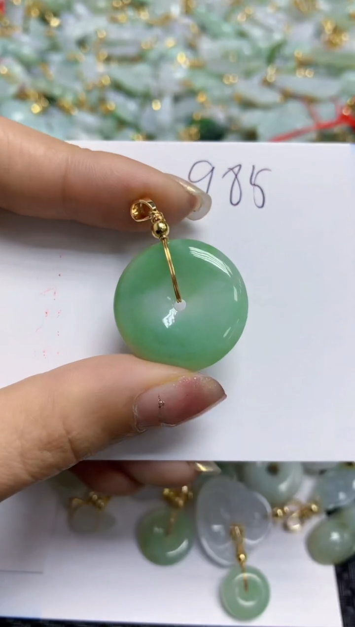 【闪购商品】翡翠颈饰合金   天然A货翡翠