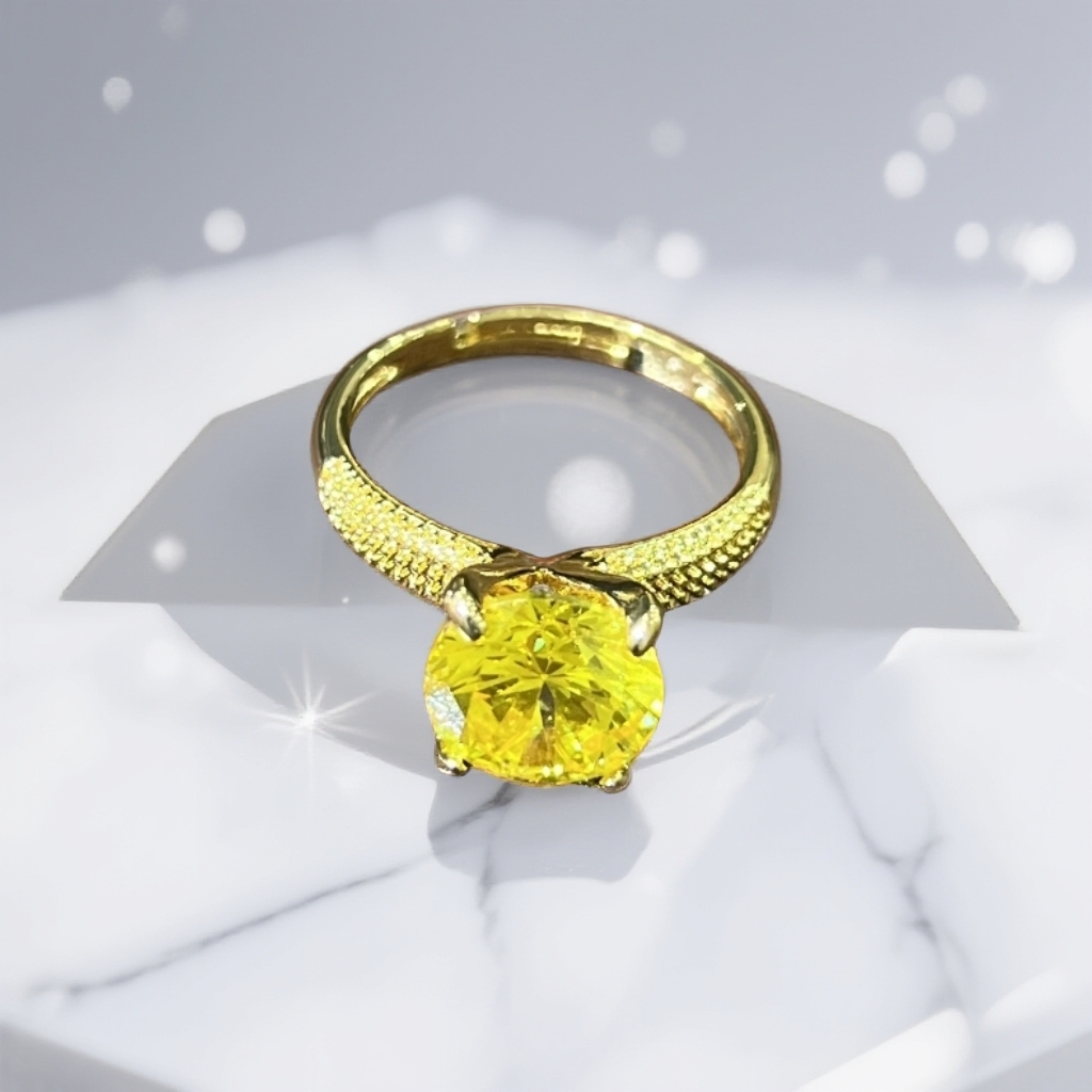 【北北珠宝】黄钻戒指-A31