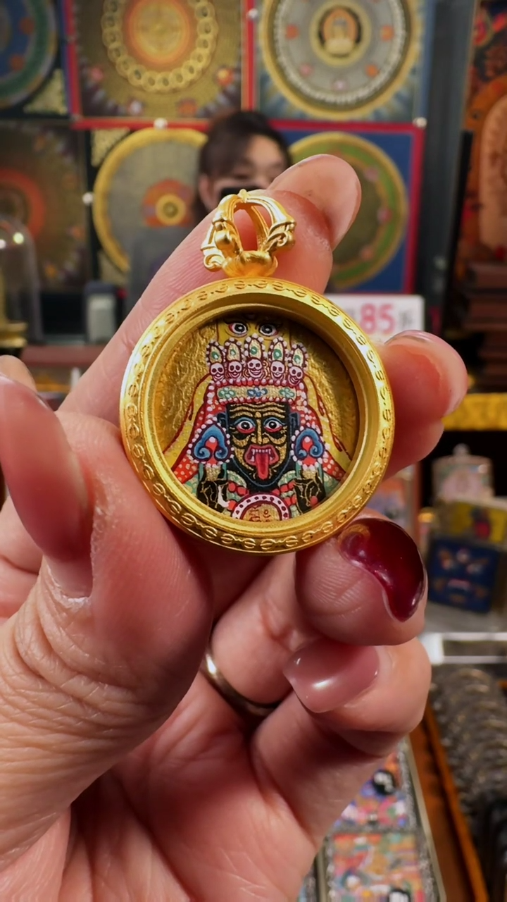 【闪购商品】吊坠壹善缘城手绘唐卡新春大促扎基2.0