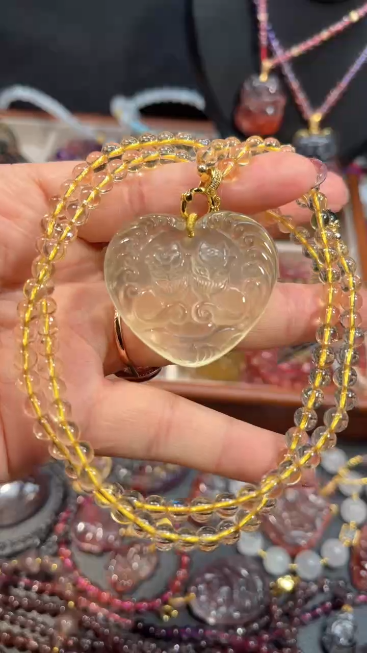 【闪购商品】水晶颈饰未镶嵌【百晶灵儿】天然定制款