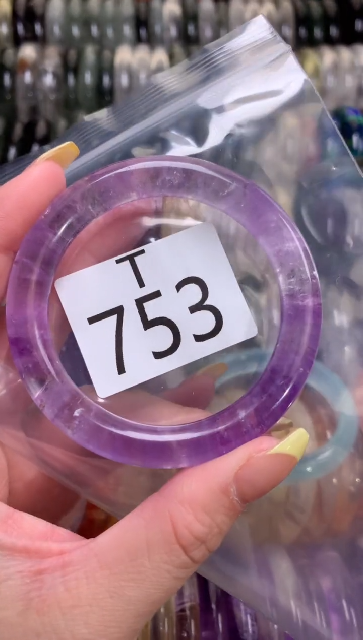 【闪购商品】水晶水晶手镯未镶嵌753-52