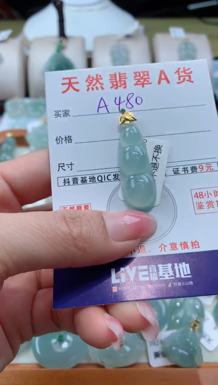【闪购商品】翡翠颈饰未镶嵌天然缅甸a货翡翠