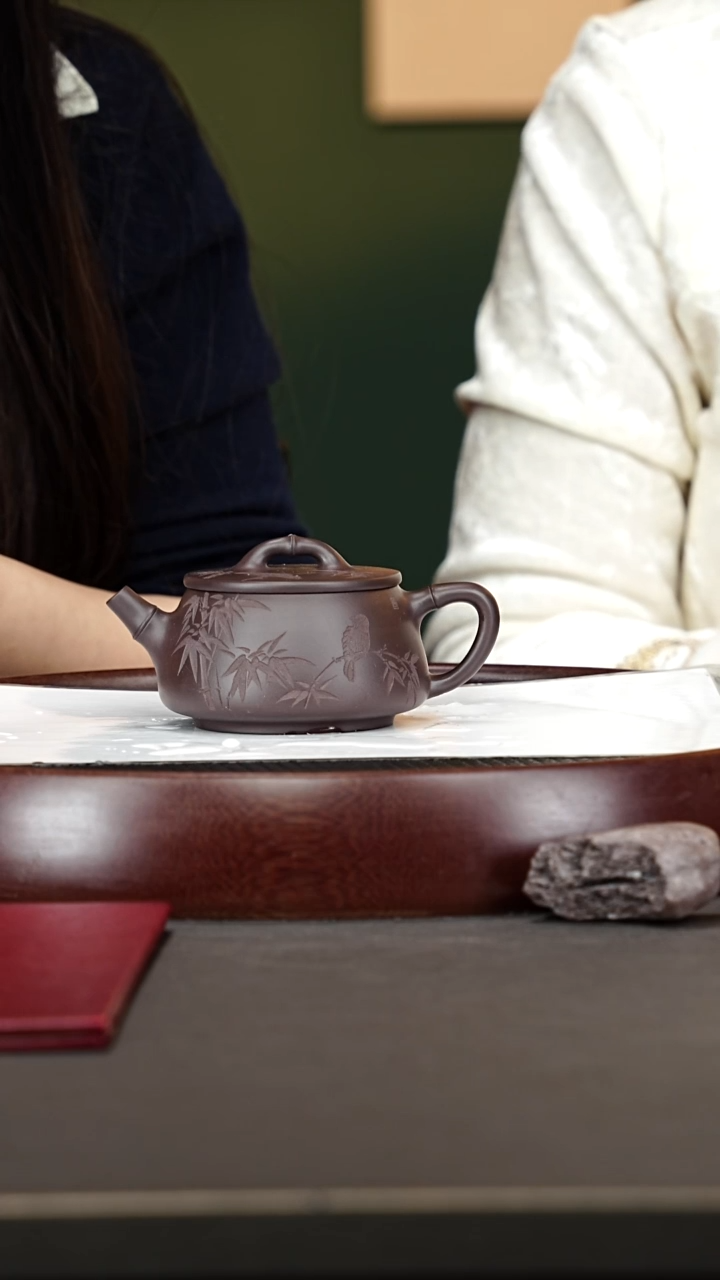 茶壶紫砂20张彩萍  润竹 黑墩头240cc