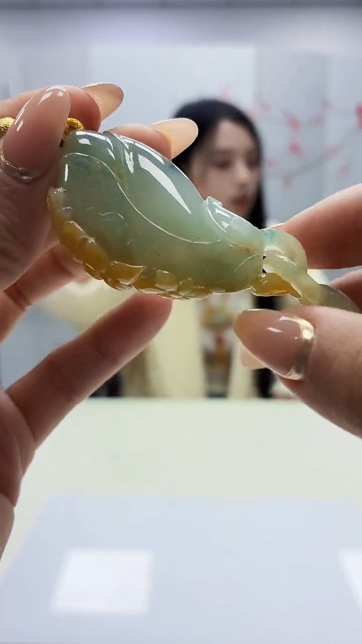 未镶嵌定制翡翠3495ty-毛货挂件58