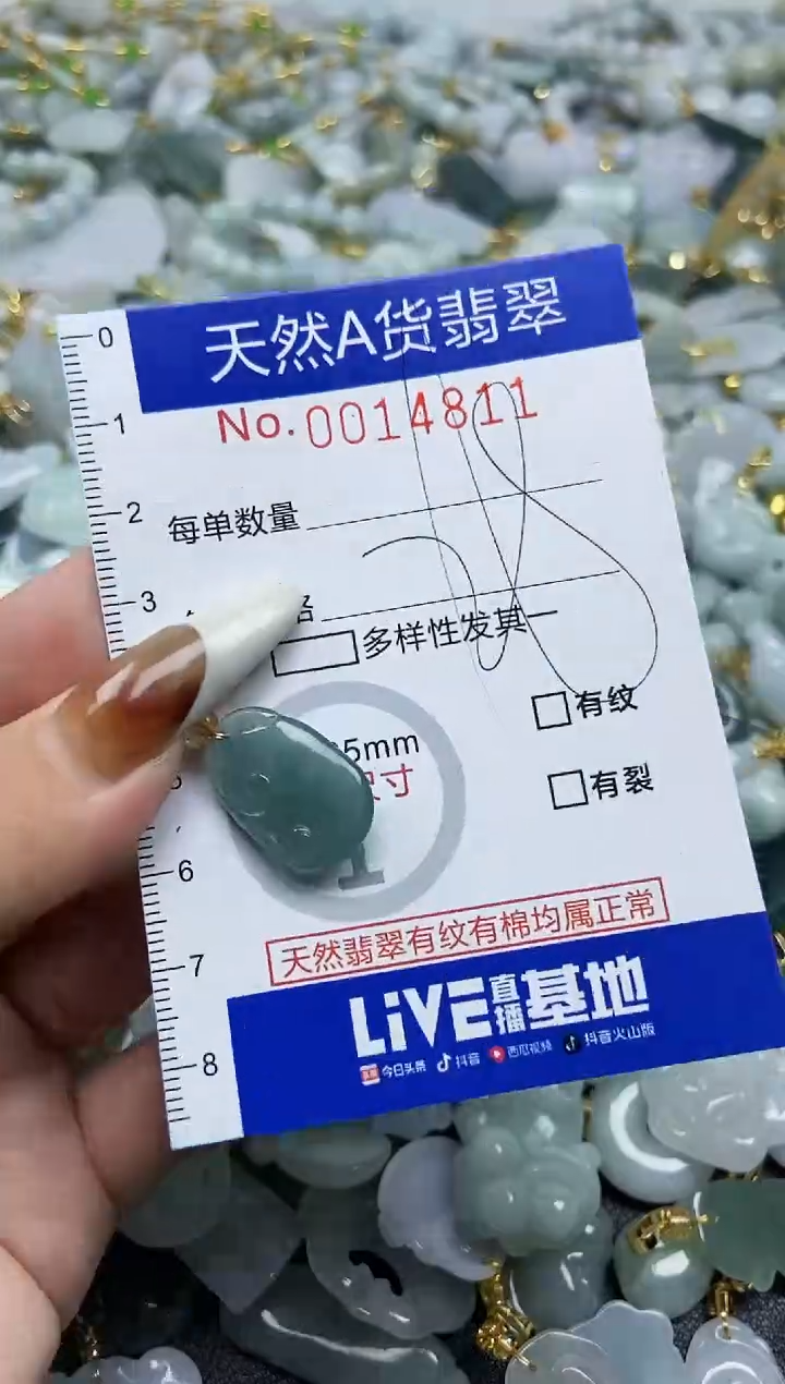 【闪购商品】翡翠颈饰未镶嵌天然A货翡翠