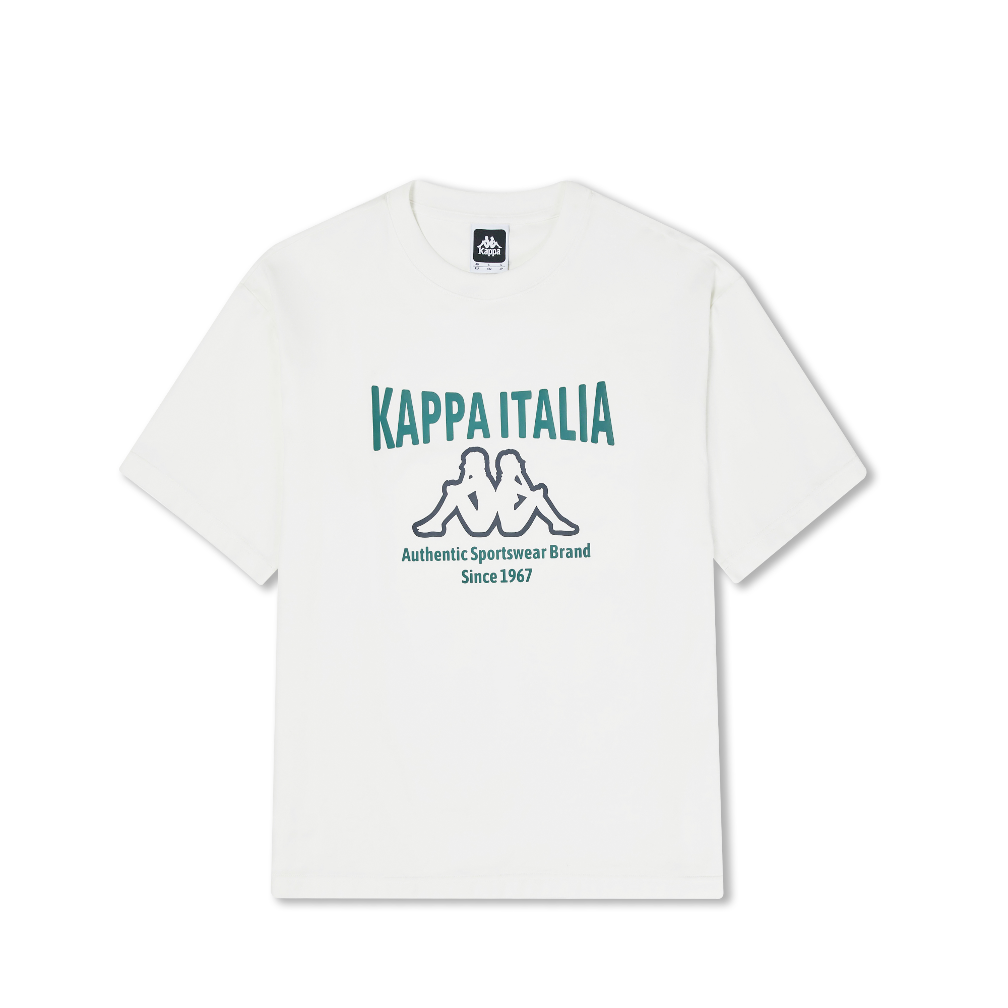 【高能感】卡帕kappa短袖夏运动T恤印花半袖上衣男生K0EX2TD02D