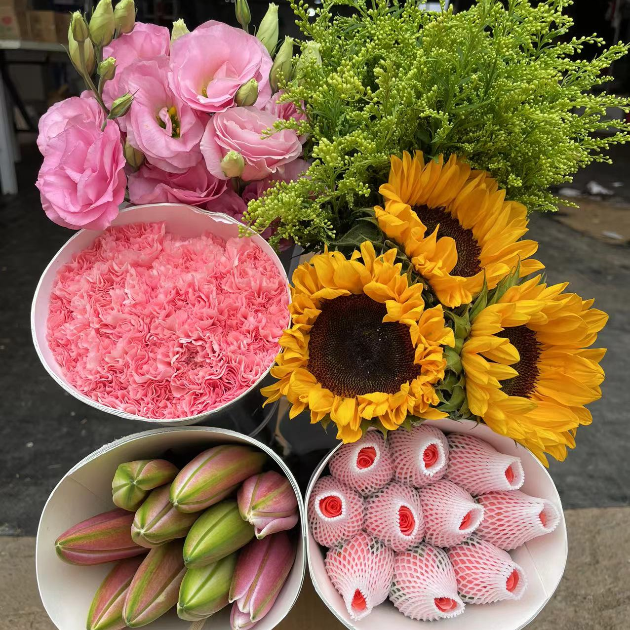 【爆款鲜花组合百合】云南昆明基地鲜花生活鲜切花客厅家居摆件插花