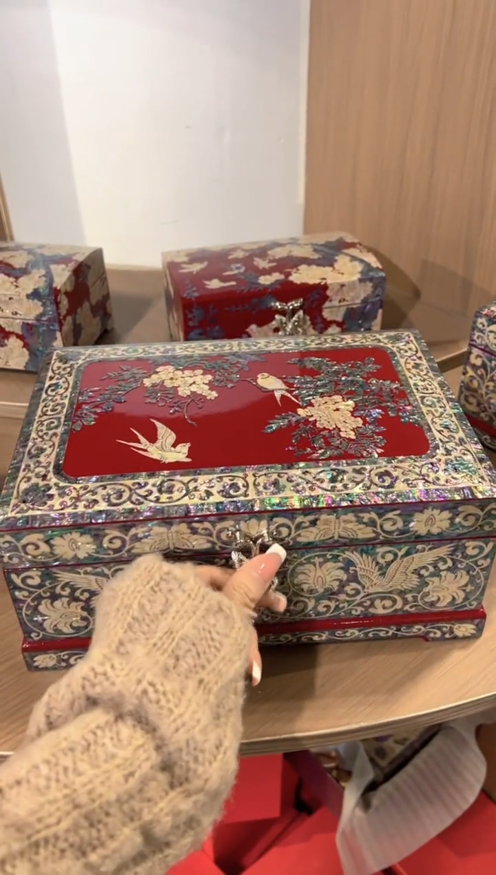 【闪购商品】微瑕不退换按扣满贝·弘贝雅螺钿漆器文化馆