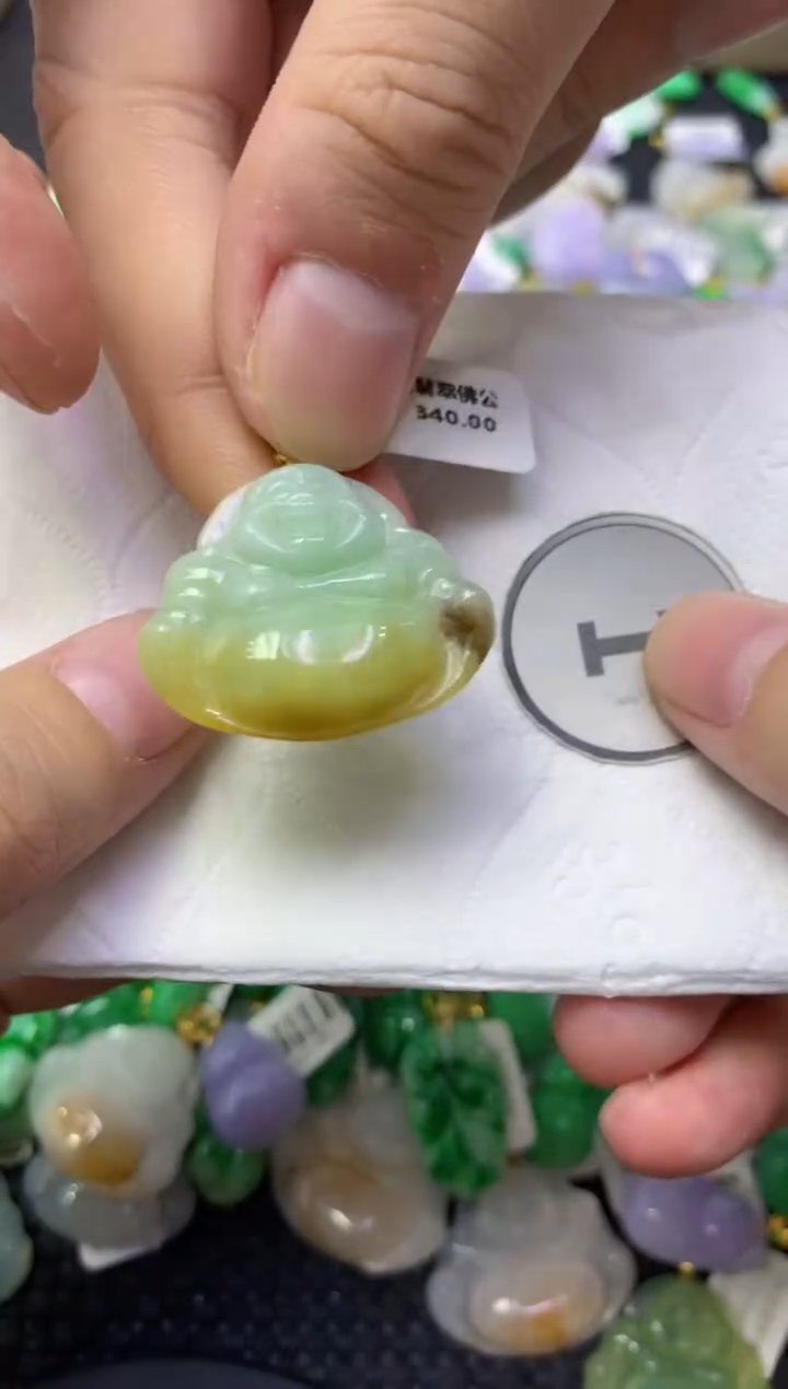 颈饰未镶嵌翡翠天然缅甸翡翠A货