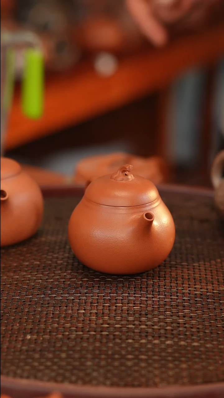 茶壶紫砂全手 大红袍 