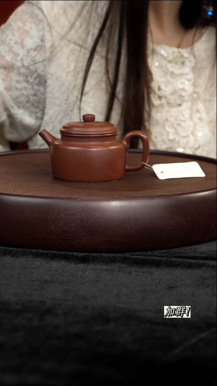 茶壶紫砂JTL09756紫泥德钟130c