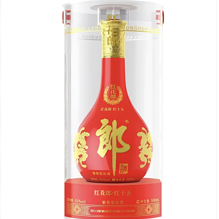 郎酒红花郎红十五53度酱香型白酒500ml53度