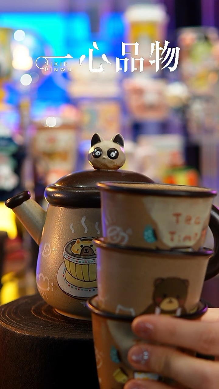 杯子瓷A285景德镇手工手绘杯子摆件