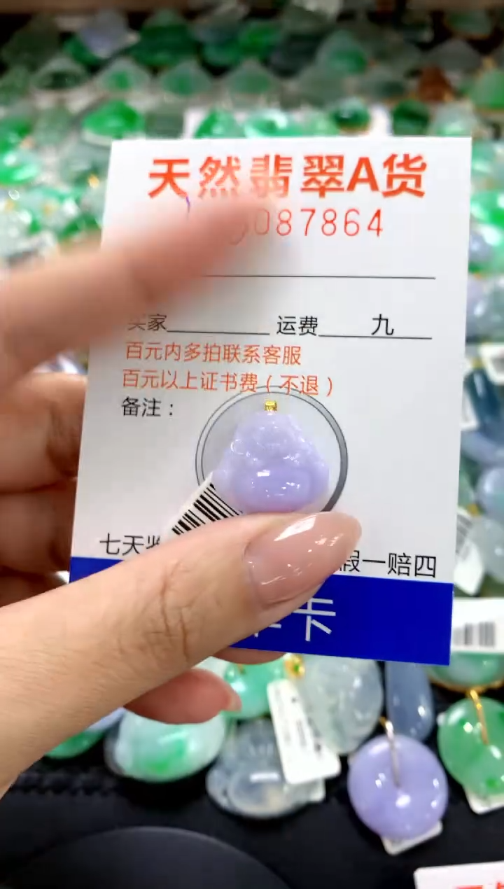 翡翠18K金镶嵌颈饰1111111111111111