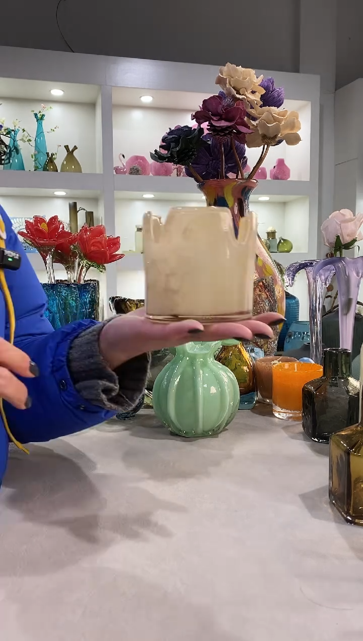 慕忆家手作琉璃花瓶