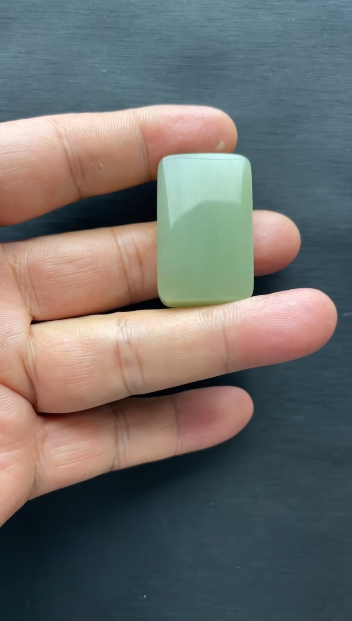 和田玉未镶嵌颈饰L***坏无事牌