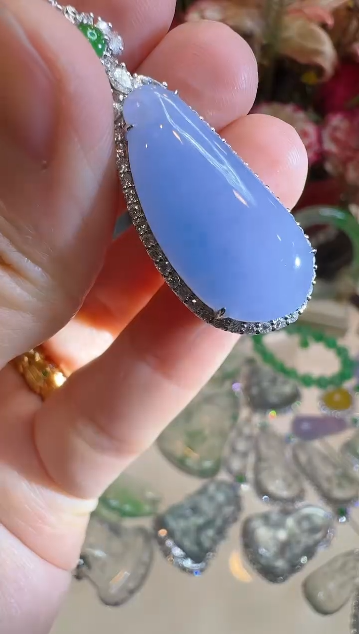 【闪购商品】翡翠吊坠(不含链)18K金镶嵌多样性团购发一件