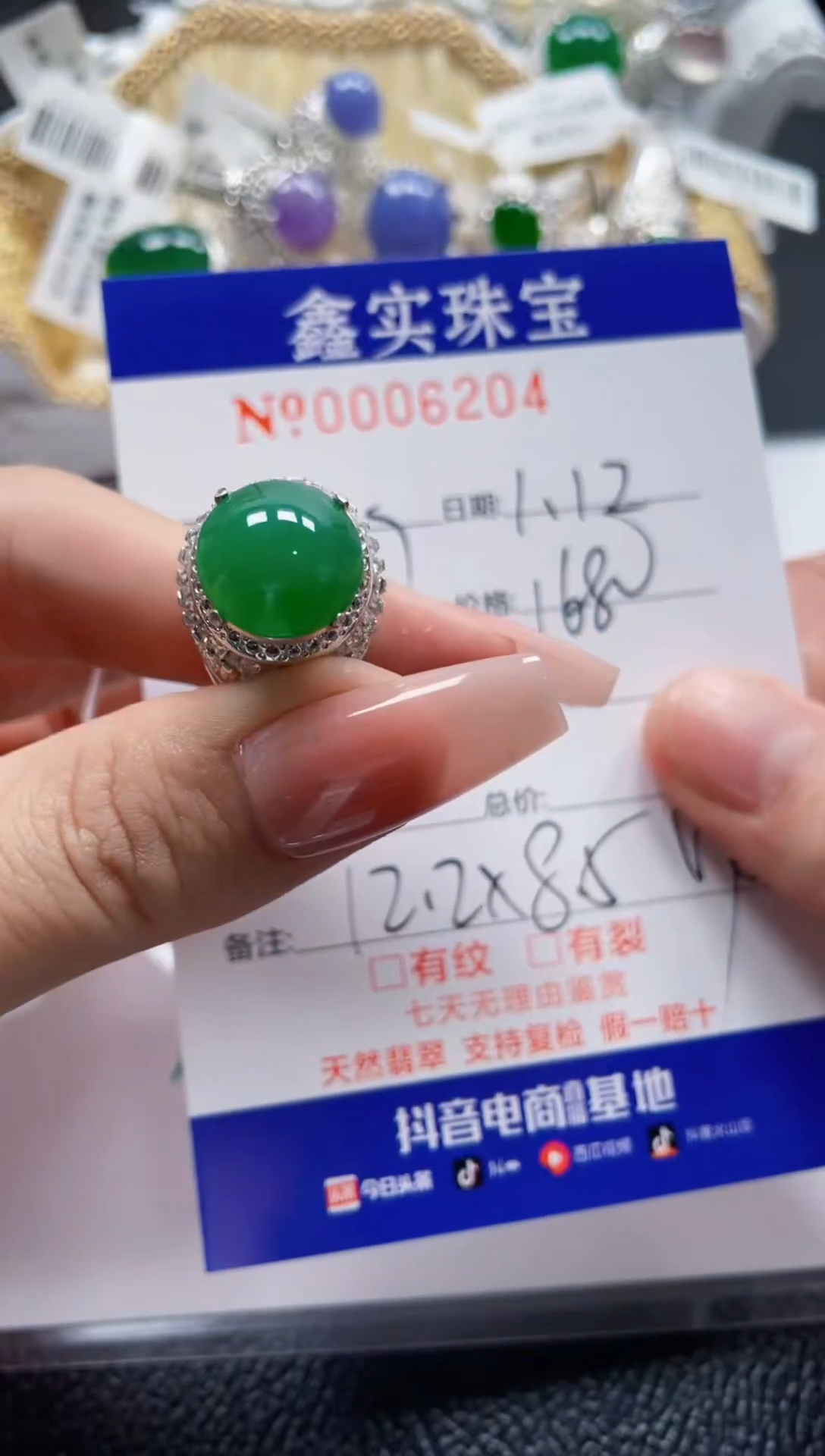 【闪购商品】翡翠颈饰未镶嵌62040000