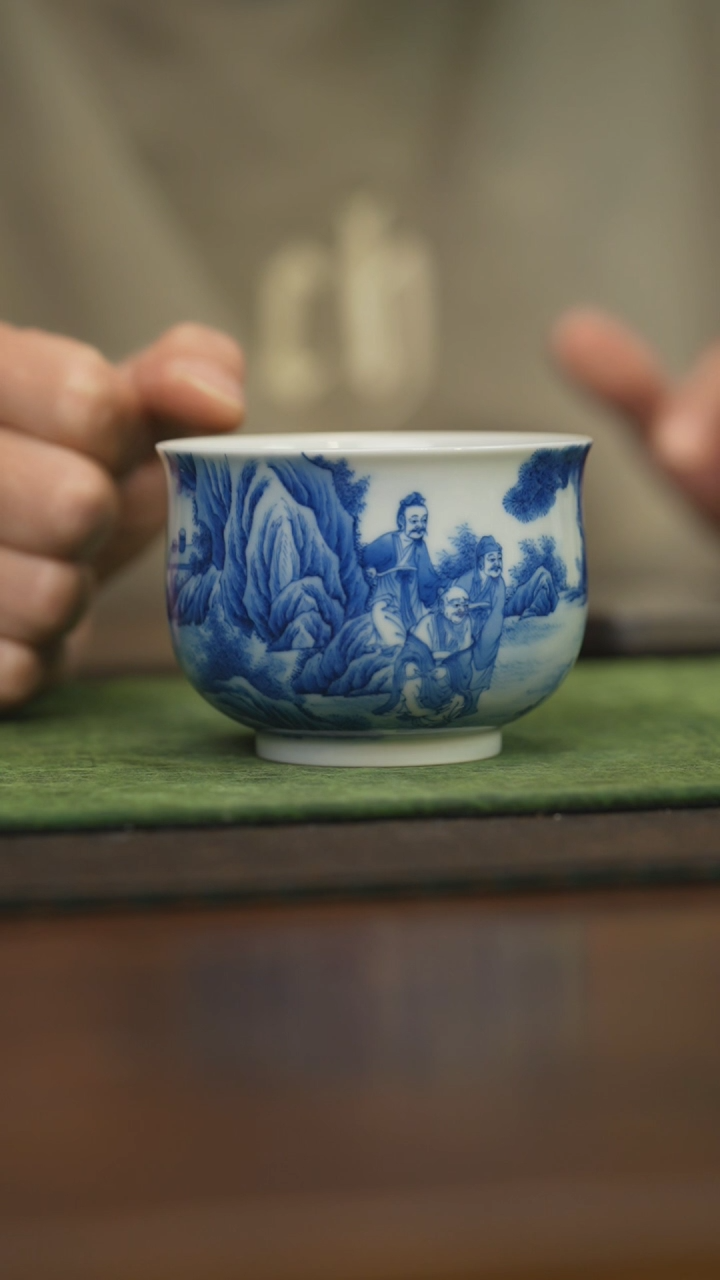 【闪购商品】杯柴窑青花破价福利