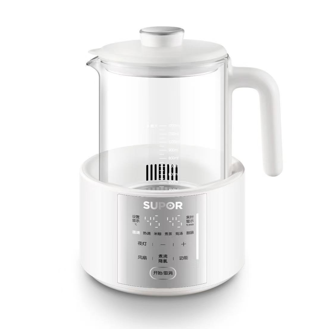 SUPOR/苏泊尔调奶器BW09温度精准风扇降温316钢多功能恒温热奶