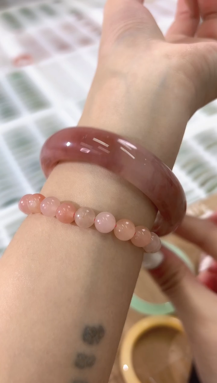 未镶嵌手镯石英质玉161-54Z