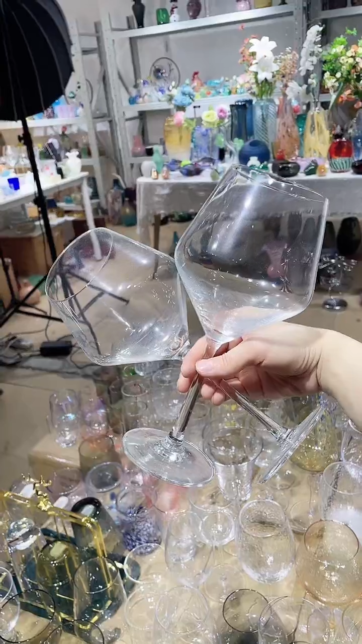 【闪购商品】水晶玻璃2支超薄红酒杯大肚