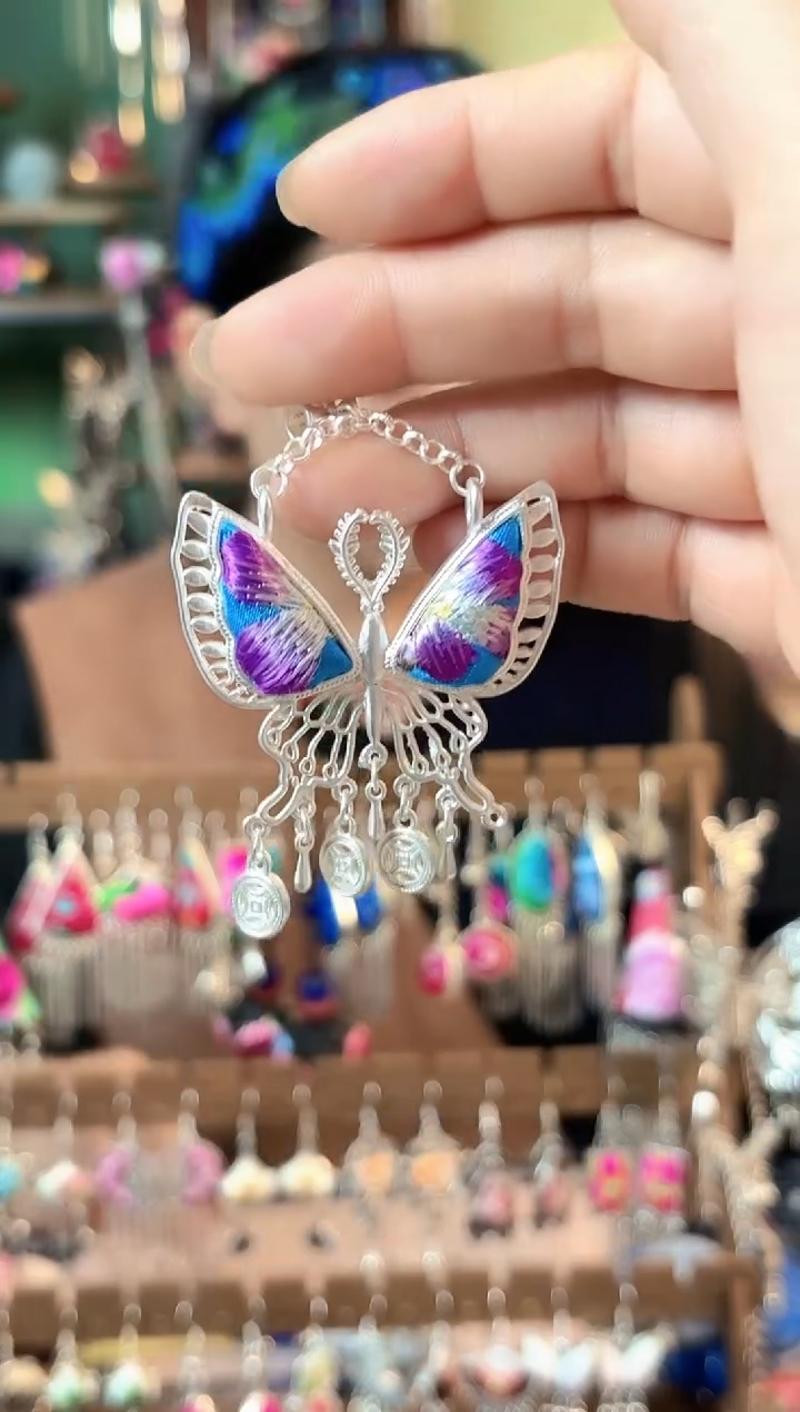织绣橘*彩云南阁非遗老绣675