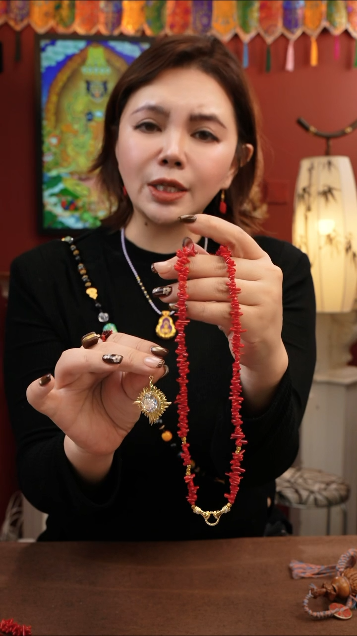 非金属无三姑娘项链