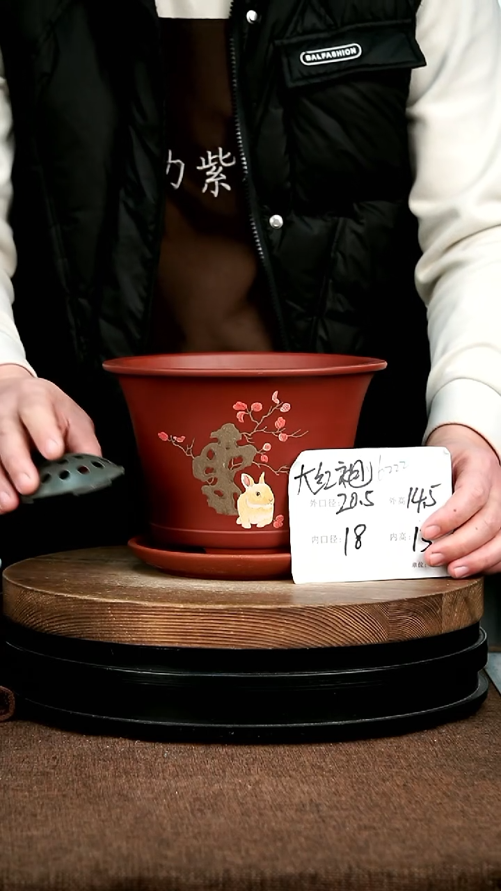 紫砂花盆花卉园艺6222+Z