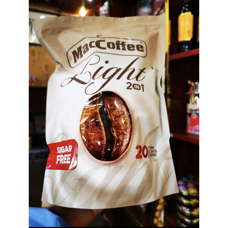 俄罗斯风味马来西亚美卡菲-2合1咖啡（无蔗糖）240克速溶咖啡便携