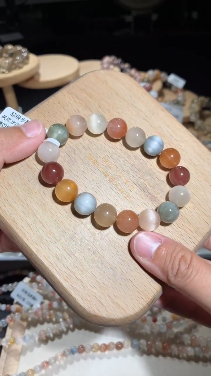 未镶嵌手链水晶37号多样性发一AA11+