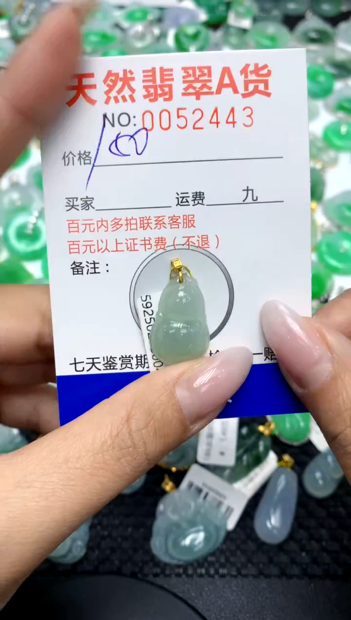 翡翠18K金镶嵌颈饰11111111111111