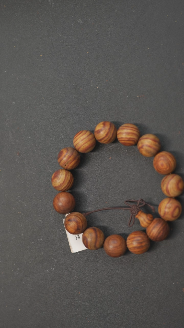 【闪购商品】黄花梨/降香黄檀手串/手链15mm海南黄花梨手串115