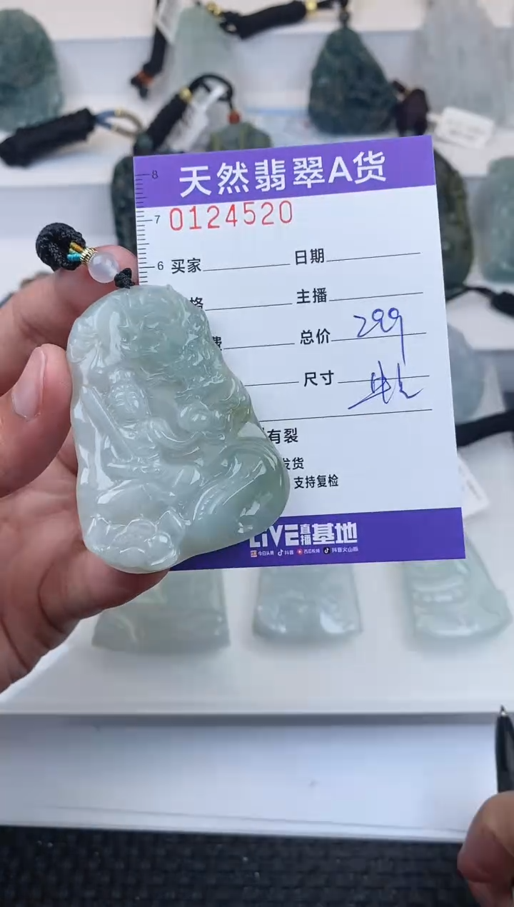 【闪购商品】翡翠颈饰未镶嵌          520