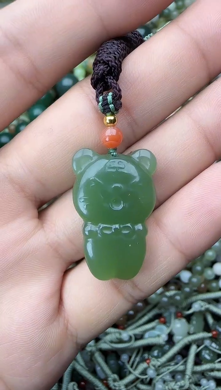 颈饰未镶嵌和田玉拍一发一