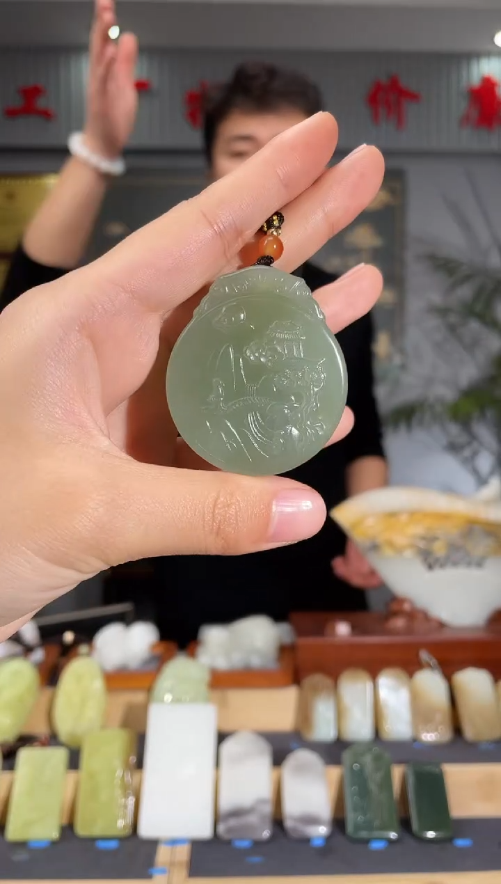 【闪购商品】和田玉颈饰未镶嵌拍一发一 多样性发货