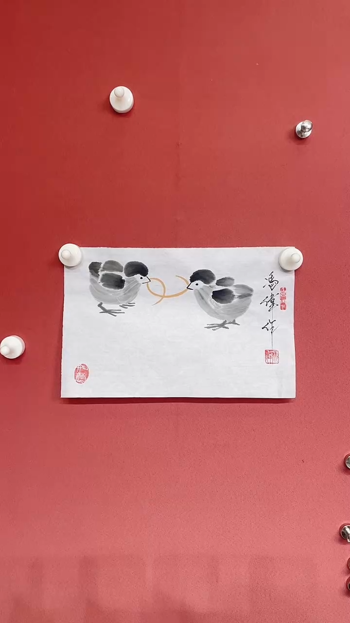 国画冯伟老师国画作品