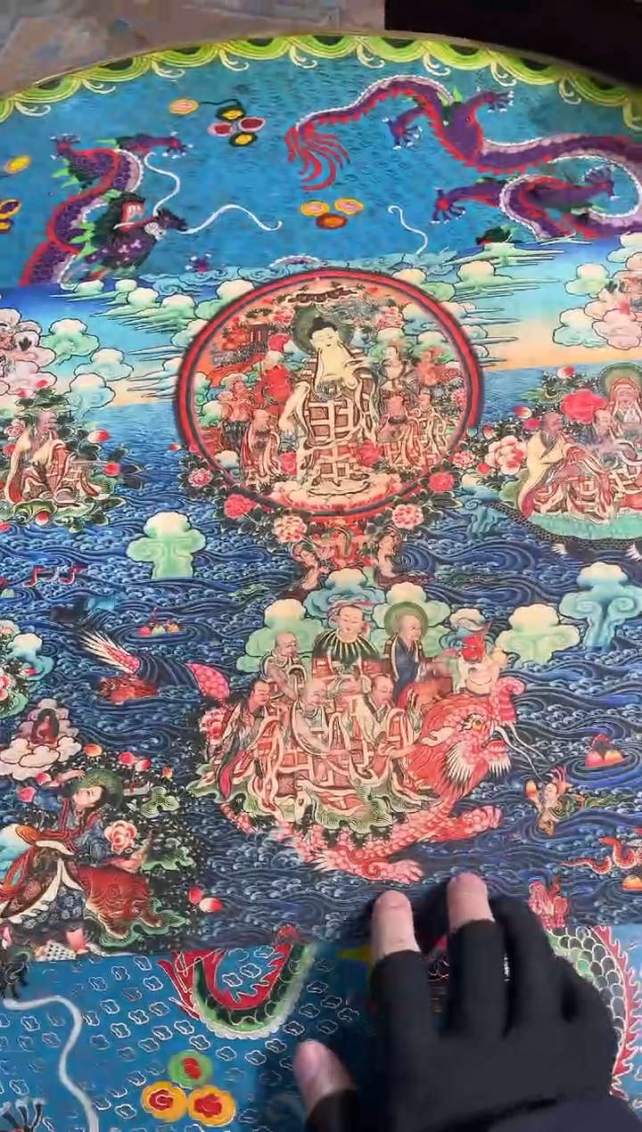 卷轴画天天的唐卡tk160