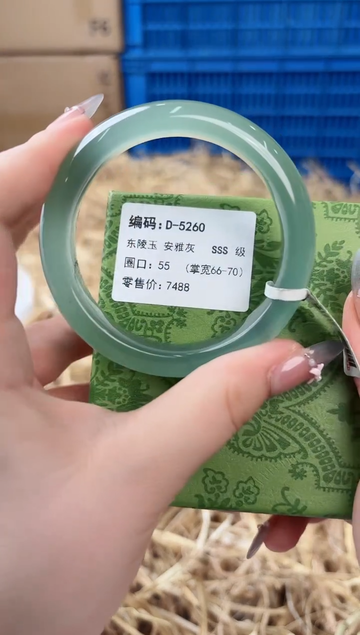 未镶嵌手镯石英质玉D-5260