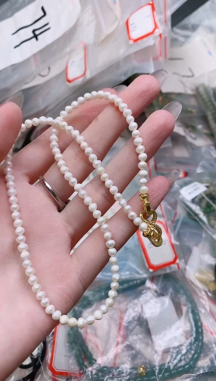 淡水珍珠未镶嵌颈饰多样性发拍一发一