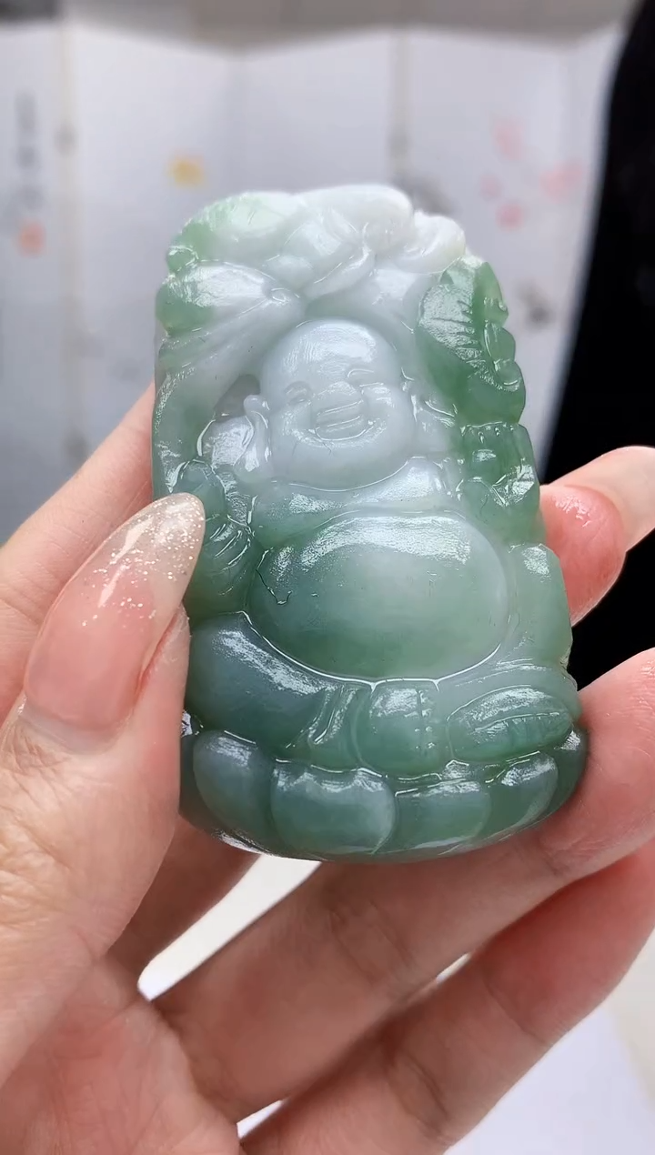 【闪购商品】定制翡翠未镶嵌4829MM-毛货挂件63