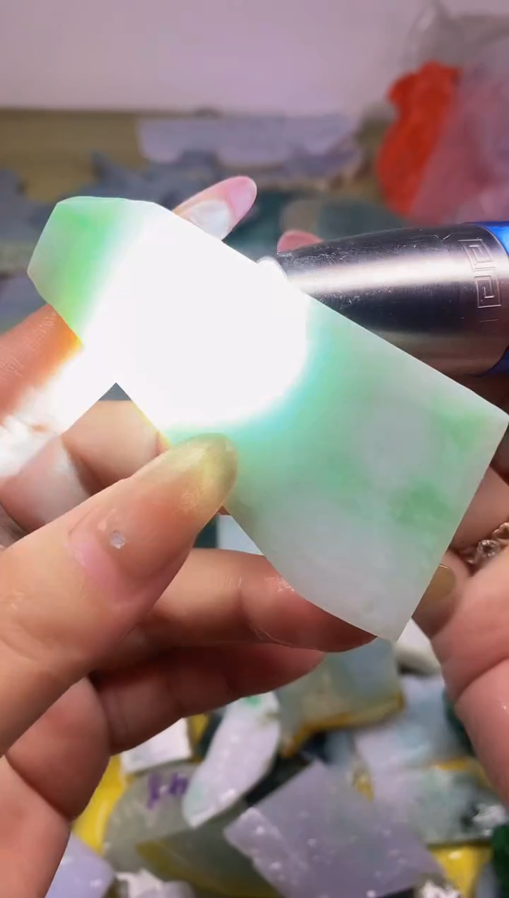 颈饰未镶嵌翡翠定制天然缅甸翡翠A货007