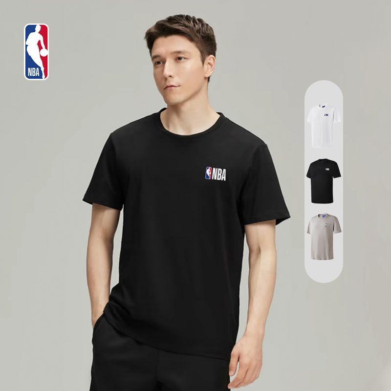 NBA官方联盟球队文化系列男女同款运动户外夏季透气纯棉T恤男士