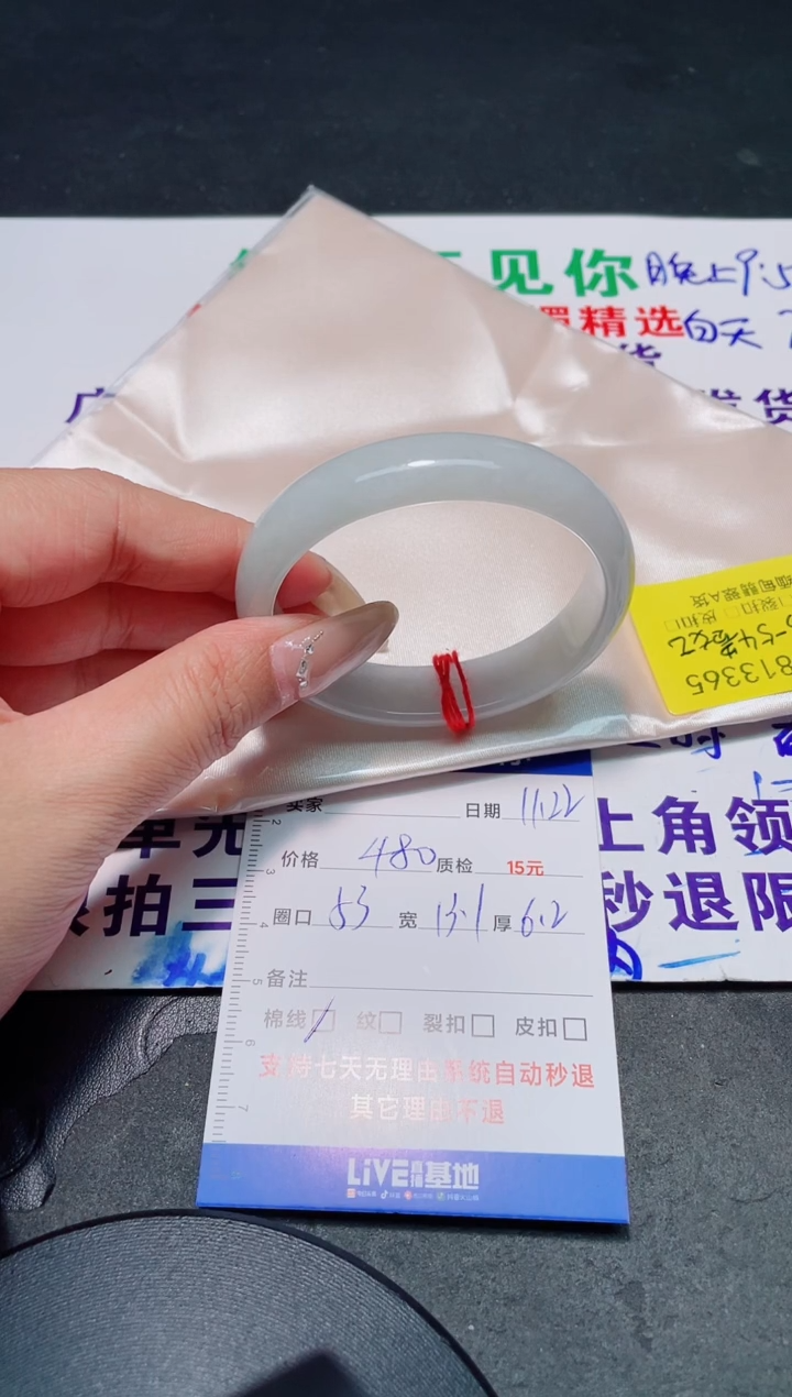 未镶嵌手镯翡翠53-54贵/13365