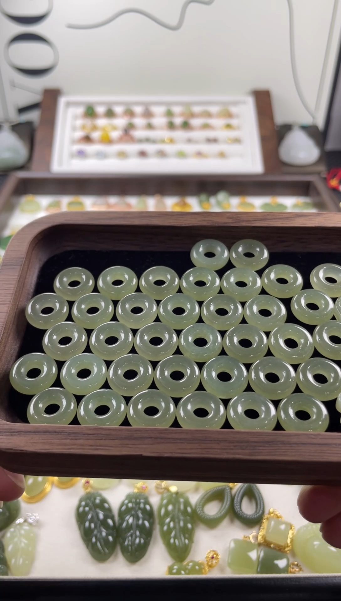 吊坠(不含链)未镶嵌和田玉随机发