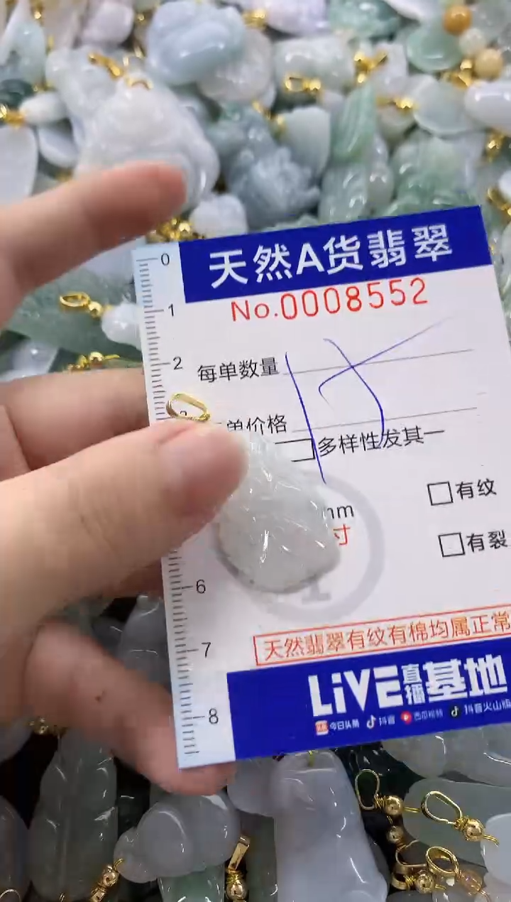颈饰未镶嵌翡翠天然A货翡翠