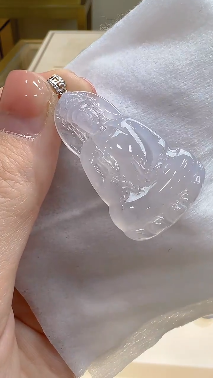 【闪购商品】翡翠吊坠(不含链)18K金镶嵌多样性发货拍一发一