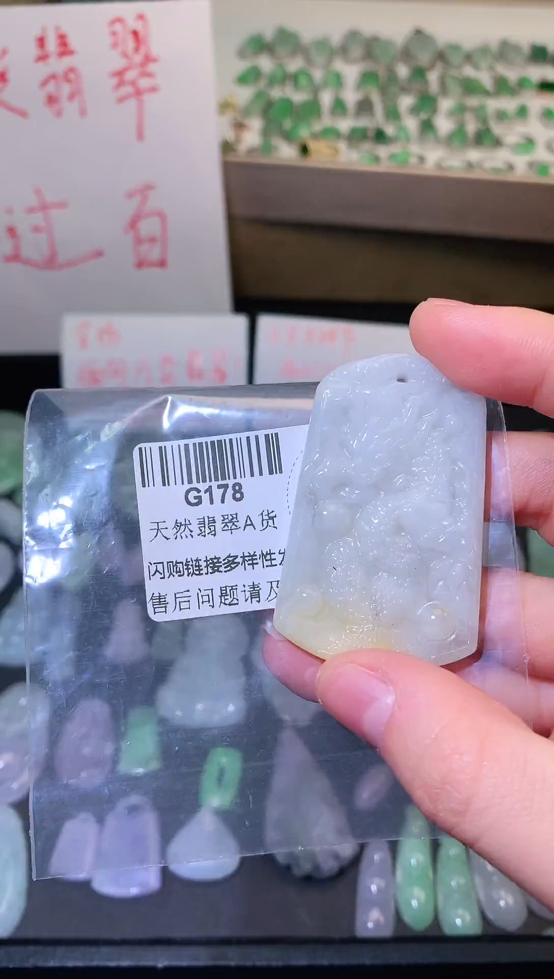 【闪购商品】翡翠颈饰未镶嵌精美翡翠G178