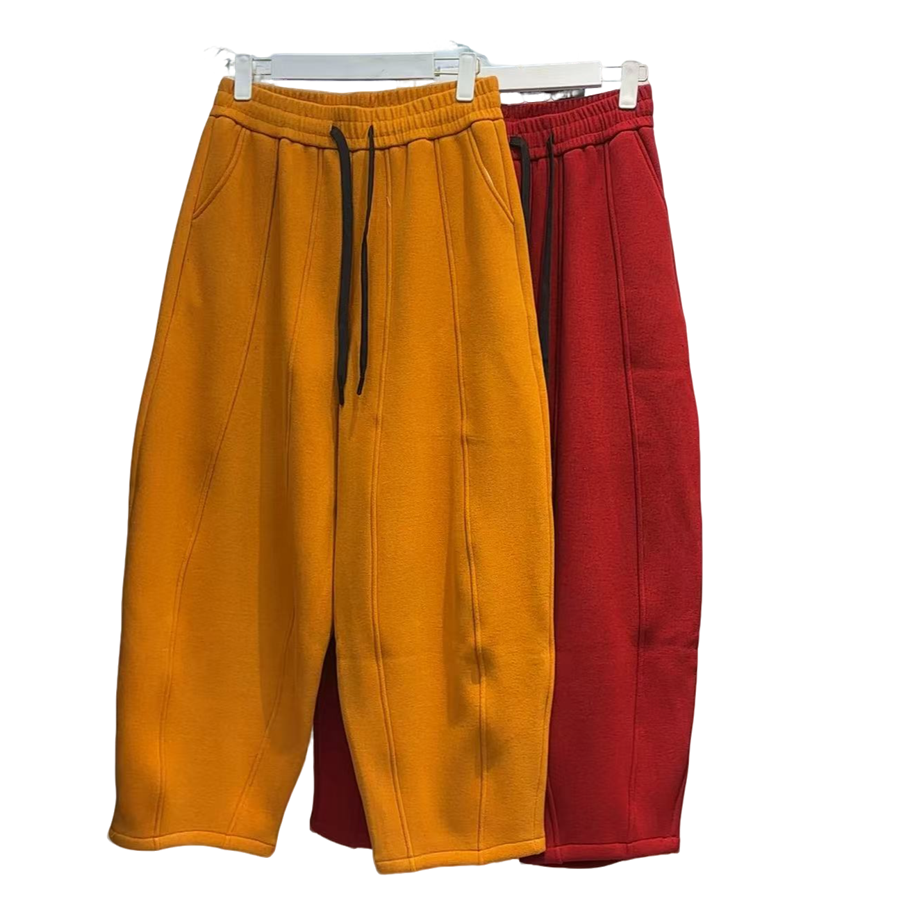 靓姿家 266加绒加厚羊绒尼立体显瘦南瓜裤