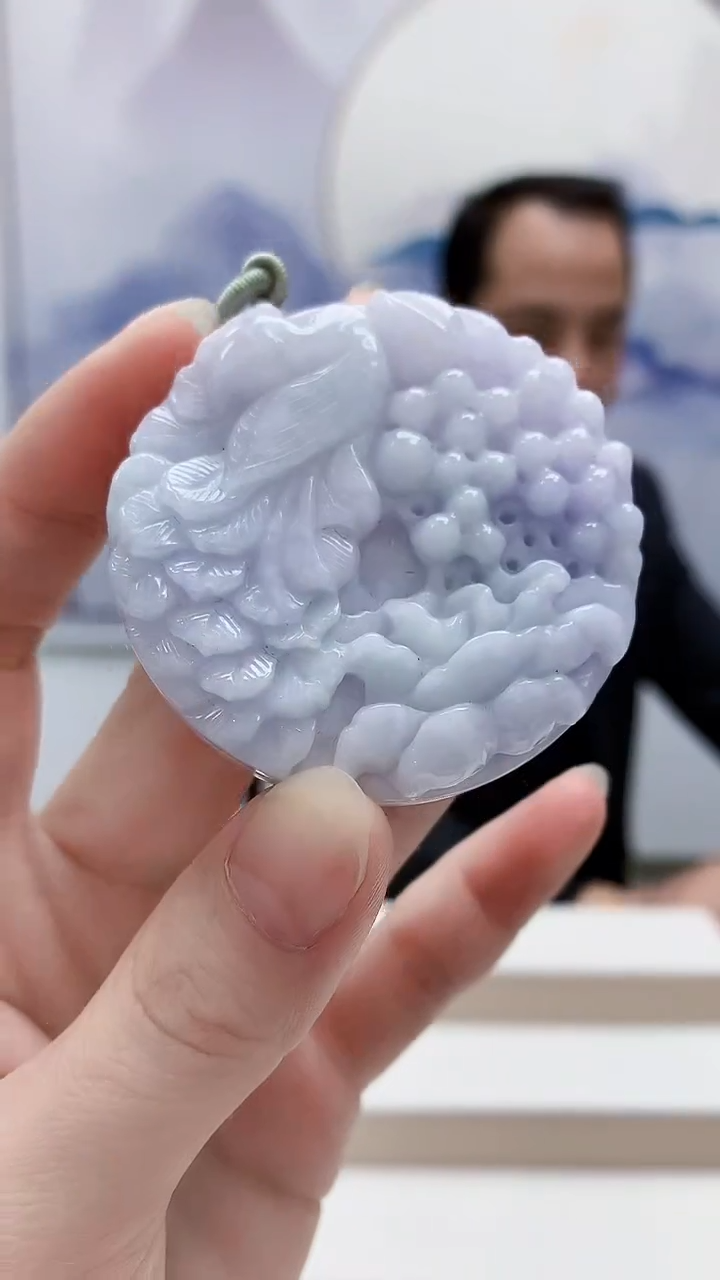 未镶嵌定制翡翠4957ry-毛货挂件31